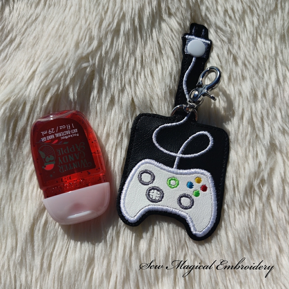 Xbox controller hand sanitizer holder keyring